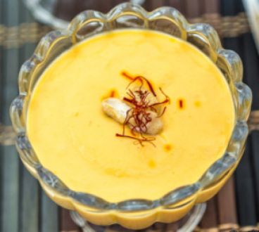 طرز تهیه موس عسل و زعفران